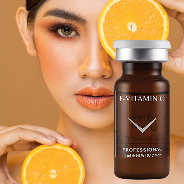F-VITAMIN C کلاژن ساز و روشن کننده و سفت کننده پوست و درمان پوست چرب و منافذ آن